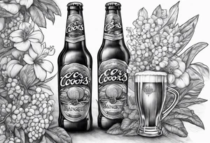 coors banquet beer tattoo idea
