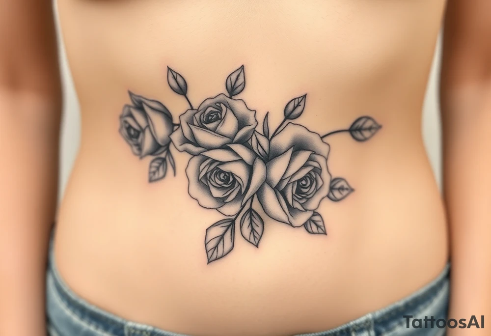 Roses tattoo idea