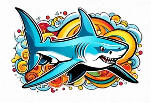 Shark tattoo idea