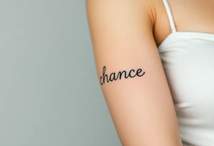 chance tattoo idea