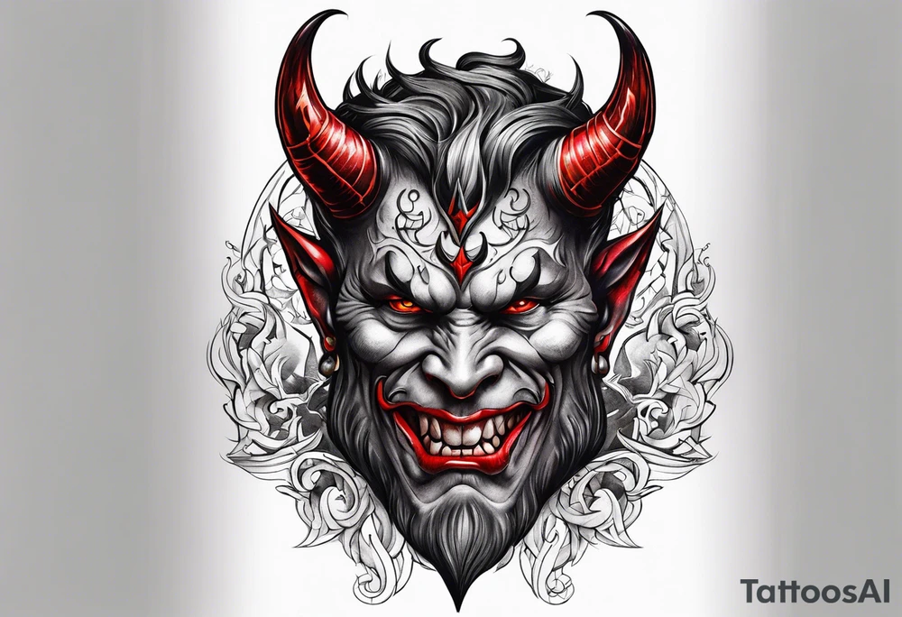 devil tattoo idea