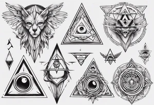iluminati tattoo idea