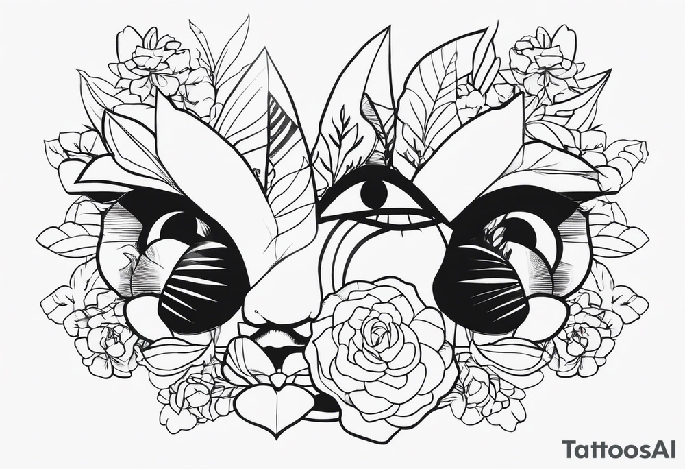 Девушка в очках tattoo idea