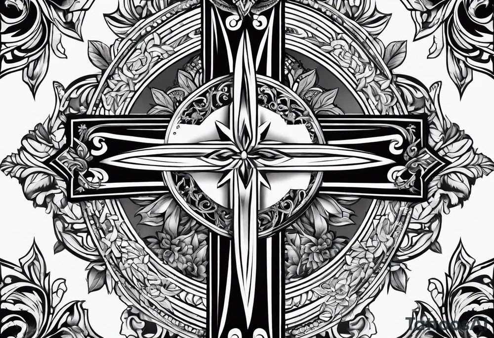 cross tattoo idea