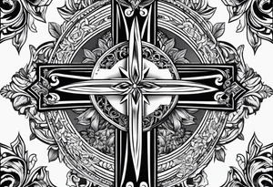 cross tattoo idea