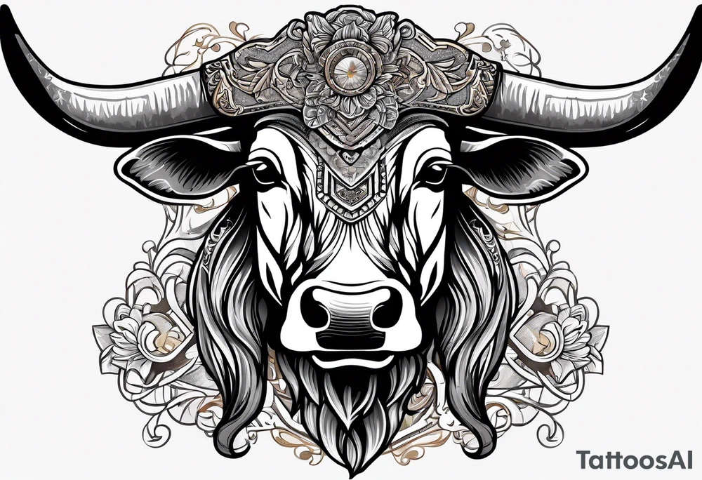 cybersigilism Longhorn tattoo idea