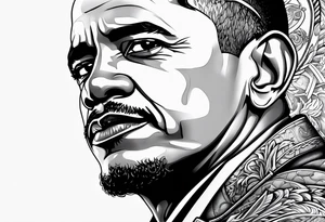 obama gangster tattoo idea