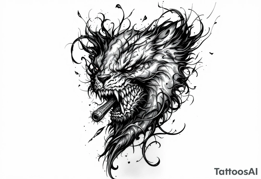 Blowjob tattoo tattoo idea