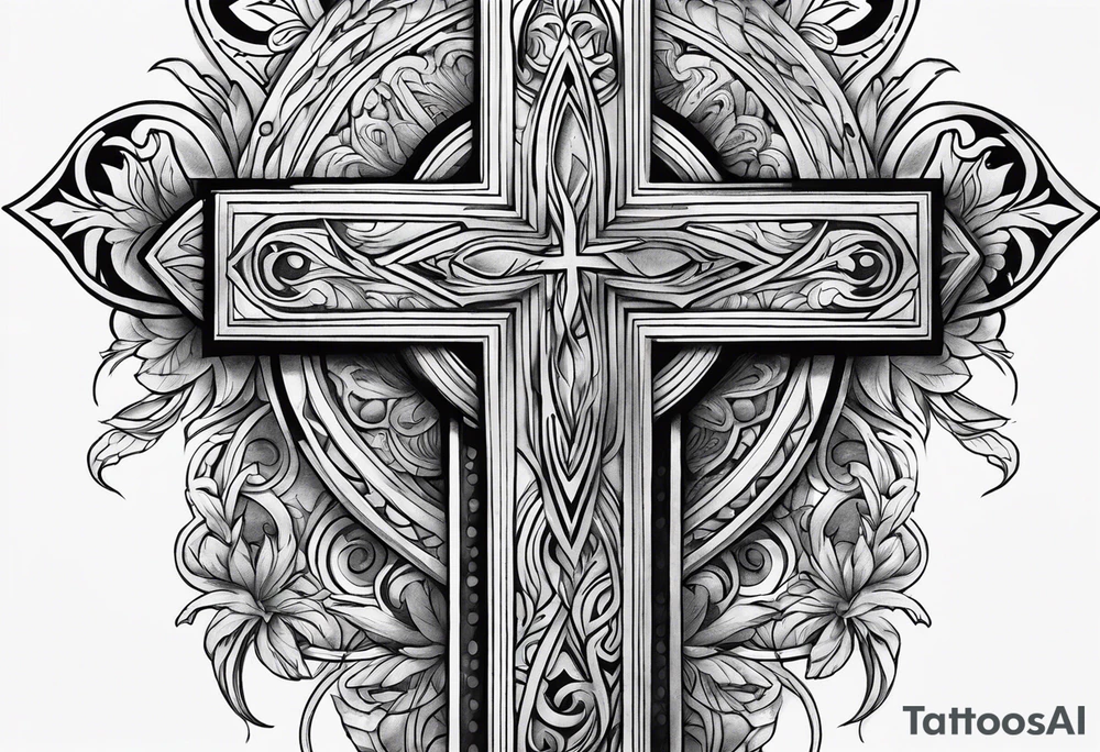 cross tattoo idea