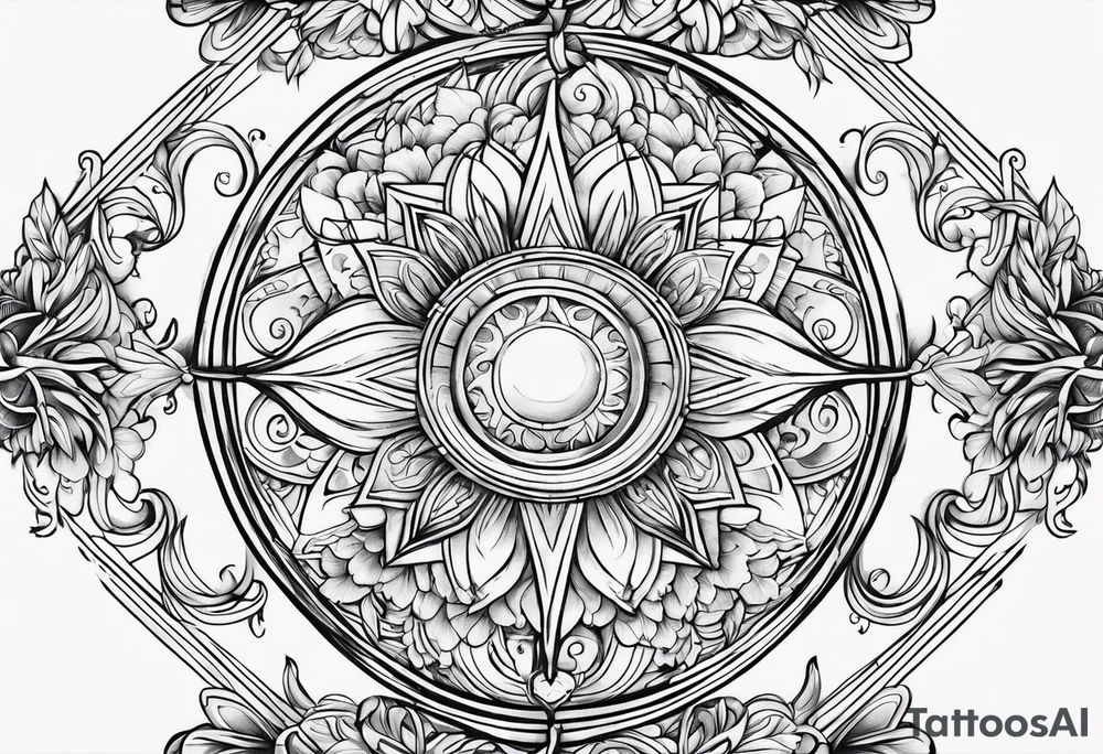 heaven vignette tattoo idea