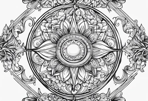 heaven vignette tattoo idea