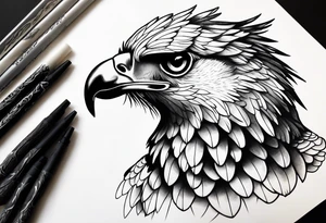 harpy eagle tattoo idea