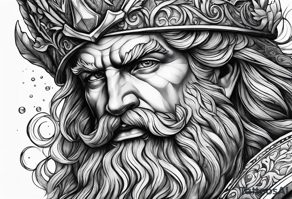 Poseidon tattoo idea