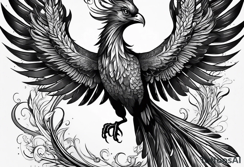 Phoenix tattoo idea