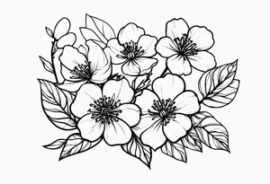 Flores de cerejeira tattoo idea