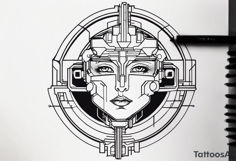 neuromancer tattoo tattoo idea