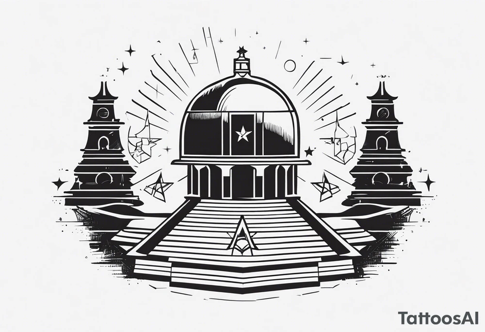 Bell, Maze, tracks, North Star, Graveyard, Mask, Eternal, Rewind, tattoo idea