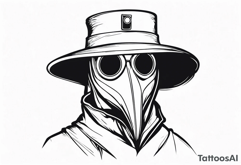 plague doctor in chernobyl tattoo idea