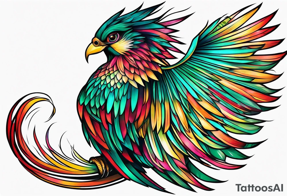 Quetzal tattoo idea
