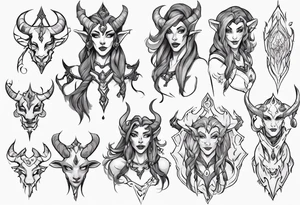 Draenei tattoo idea