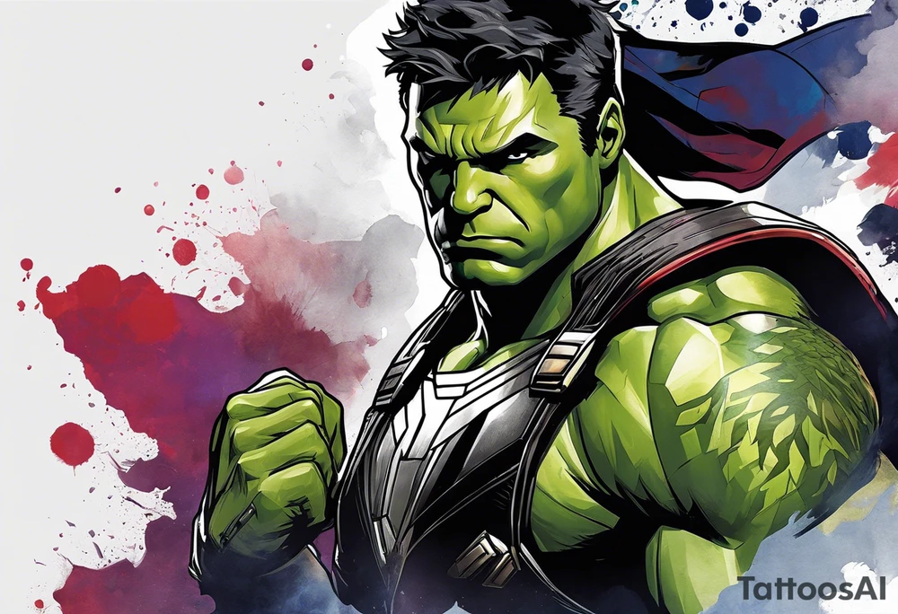I want to change Avengers Team characters with animals. Hulk will be Badger, Thor will be Alpha Grey Wolf, Captain America will be Bull, Iron Man will be Canary, Black Widow will be Axolotl, Hawk Eye will be Sudan Plated Lizard and Nick Fury will be Cat. tattoo idea
