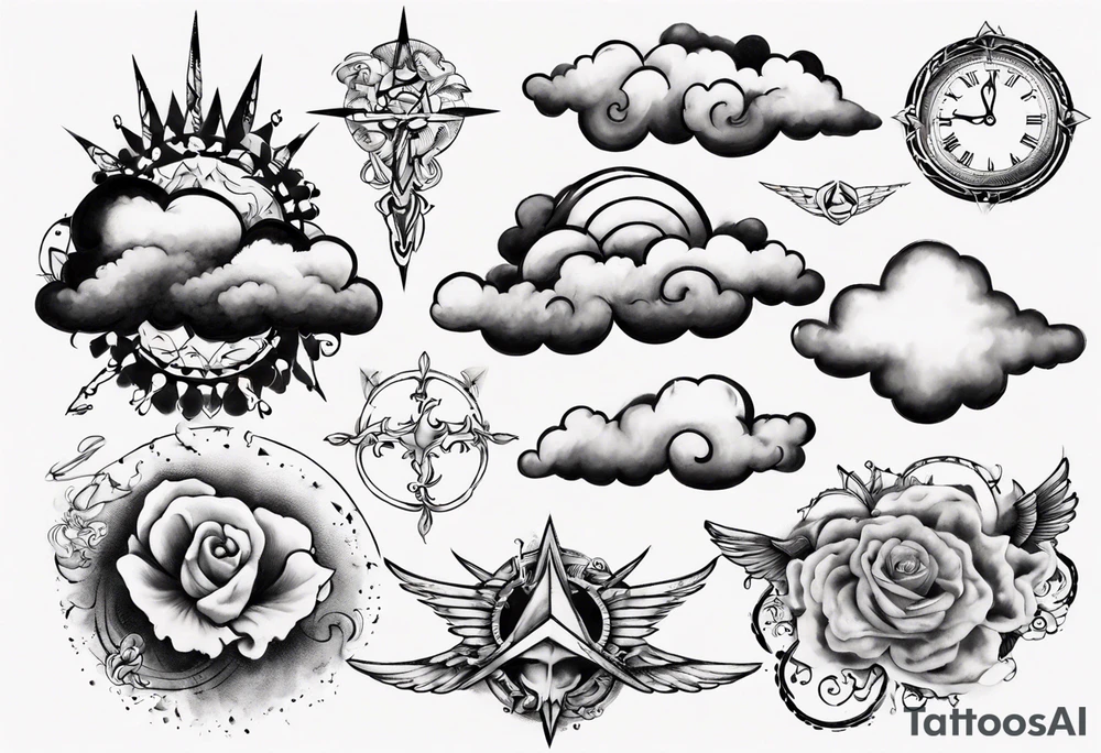 a cloud tattoo idea