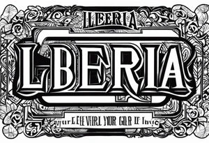 liberia tattoo idea