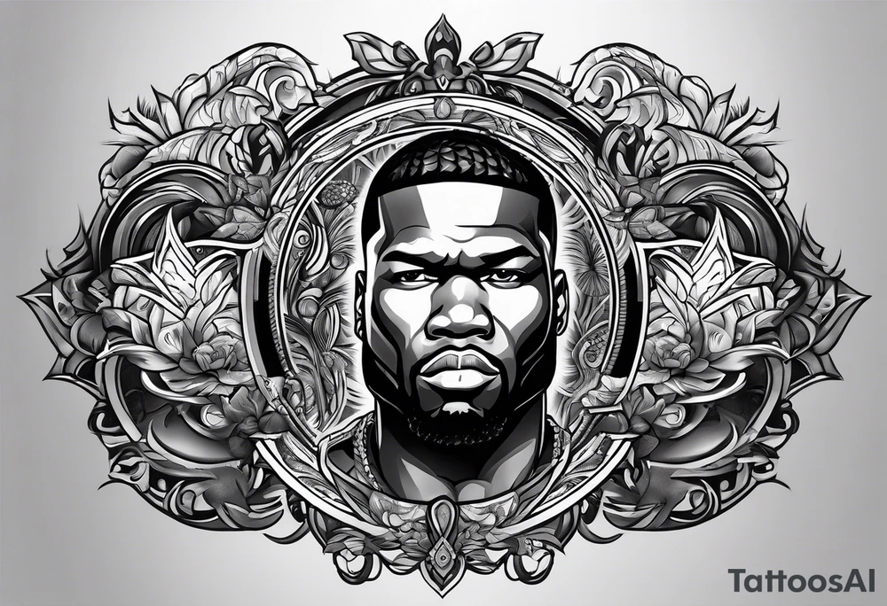 50 cent piece tattoo idea