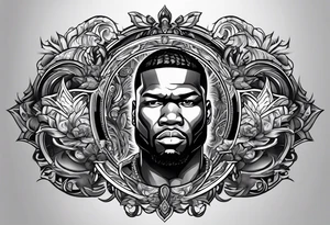 50 cent piece tattoo idea