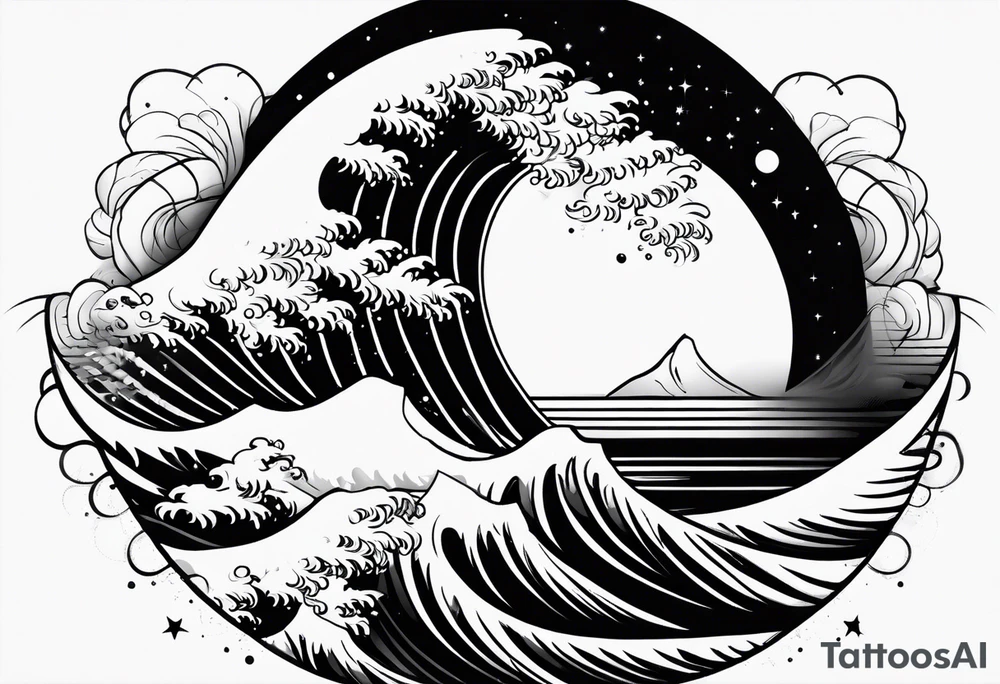 electromagnetic wave spectrum tattoo idea