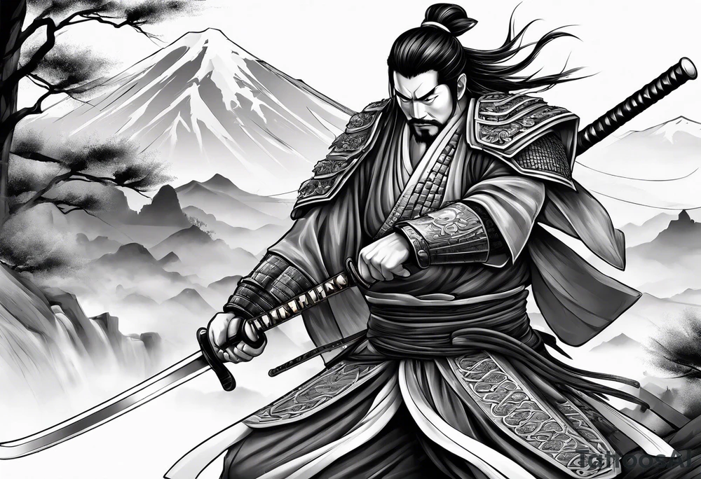 Samurai sword's tattoo idea