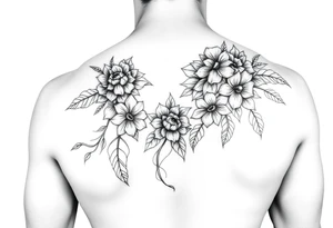 Sexy full back tattoo garden of eden⁹ tattoo idea