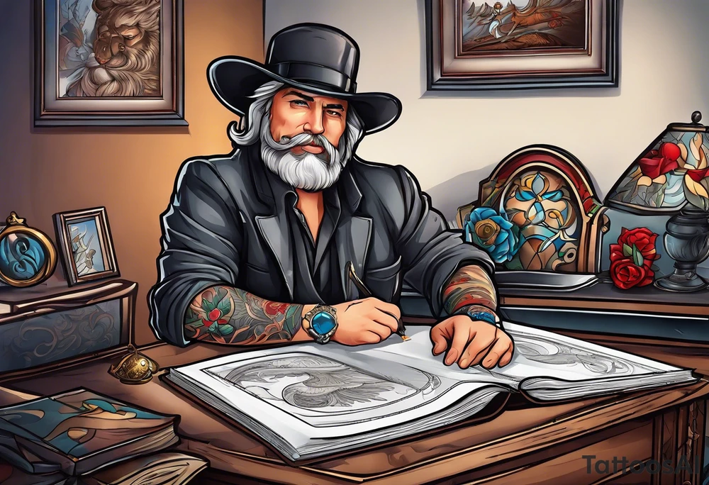 historian tattoo idea