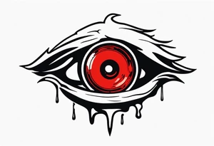 Hellsing bleeding eye logo tattoo tattoo idea