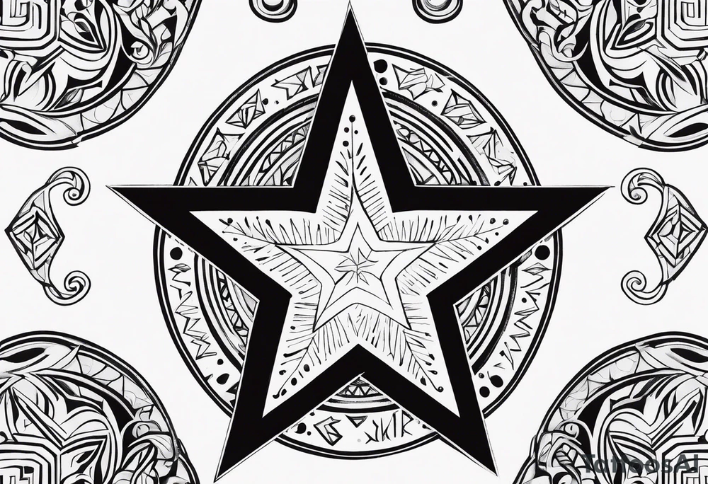 star tattoo idea