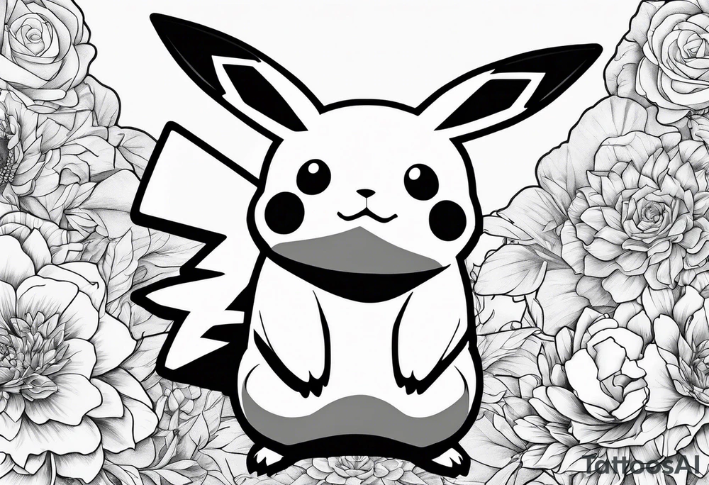 pikachu tattoo idea