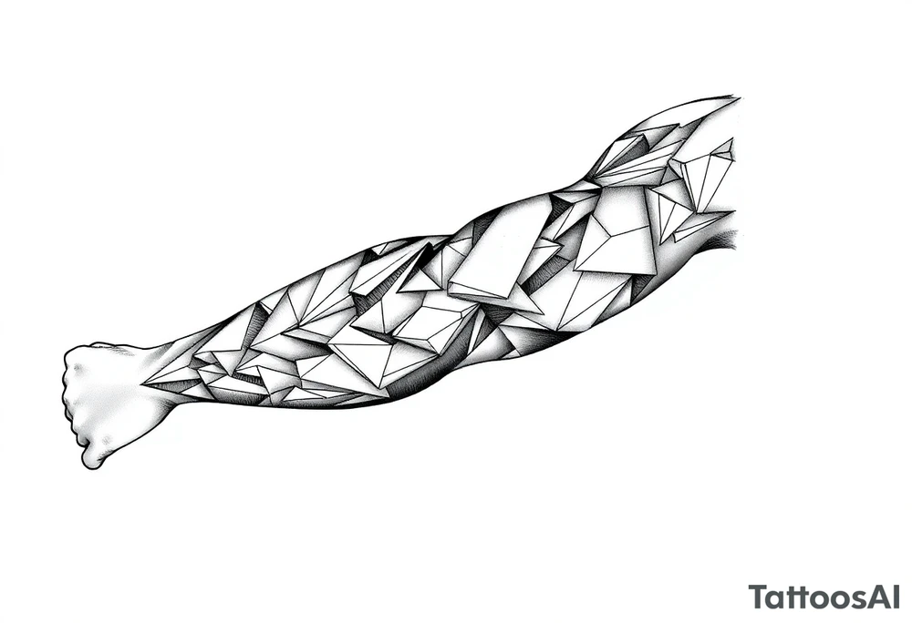 geometric tattoo idea