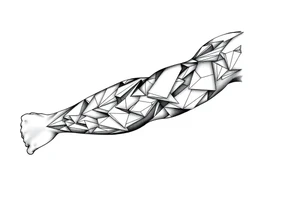 geometric tattoo idea