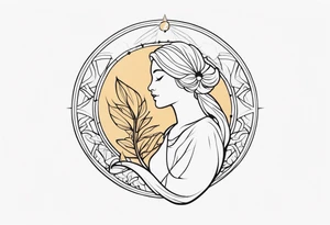 virgo tattoo idea