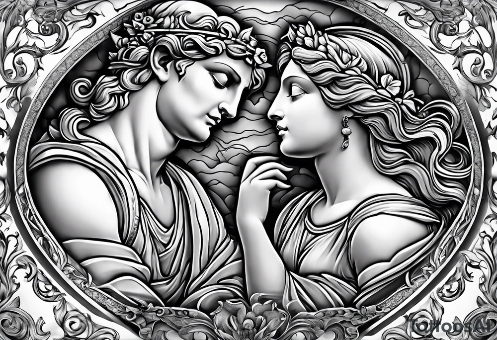 Michaelangelo painting tattoo idea