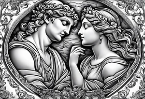 Michaelangelo painting tattoo idea
