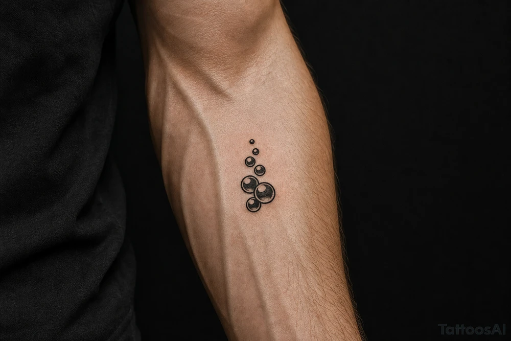 bubbles up tattoo idea