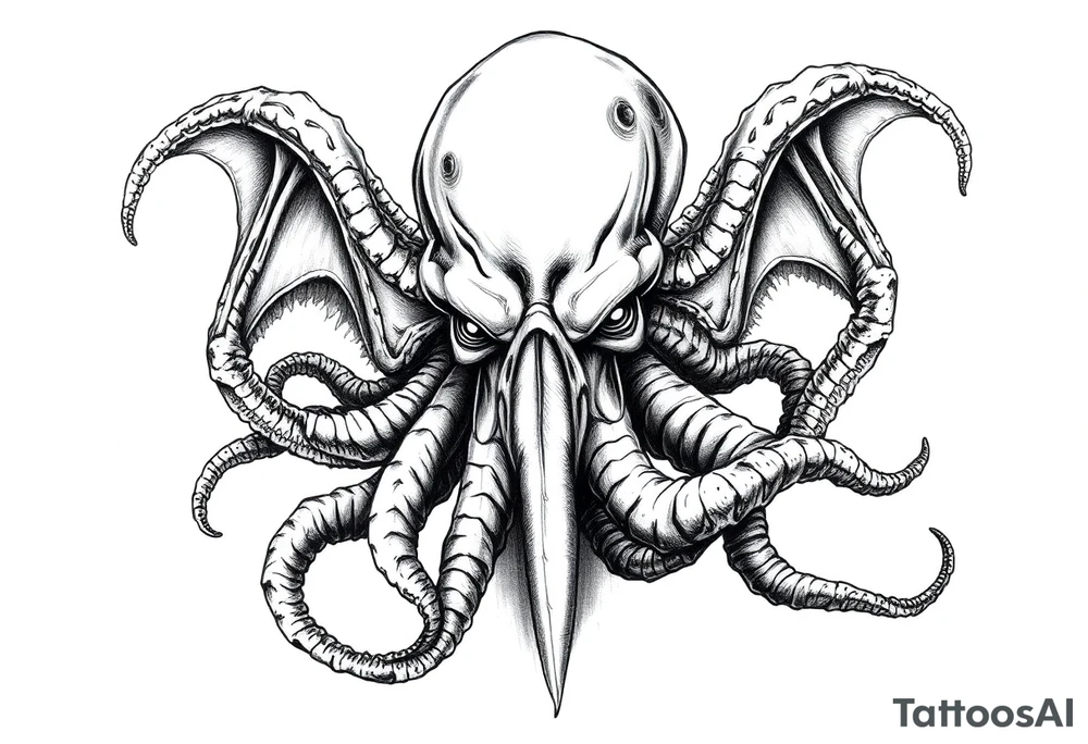 Cthulhu tattoo idea