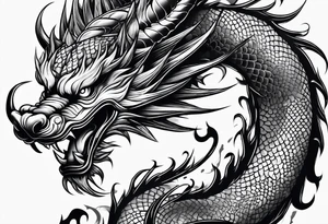 Traditional Chinese Dragon tattoo idea