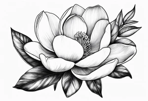 Magnolia tattoo idea