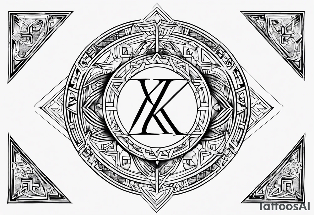Kendra and Bubba, Nordic rune love tattoo idea
