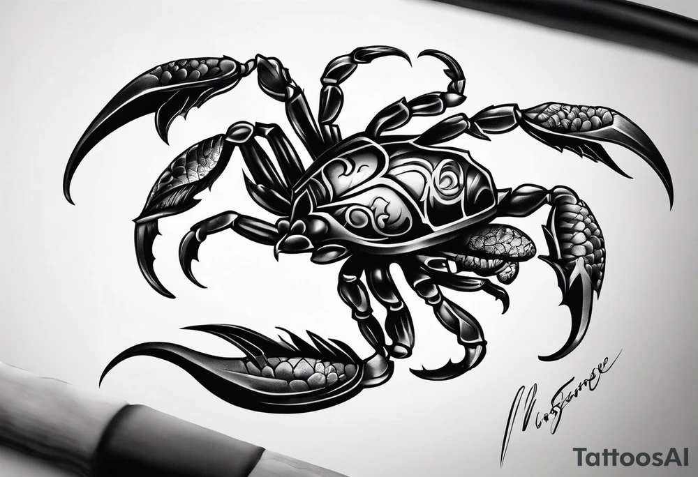 Scorpio tattoo idea
