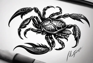 Scorpio tattoo idea