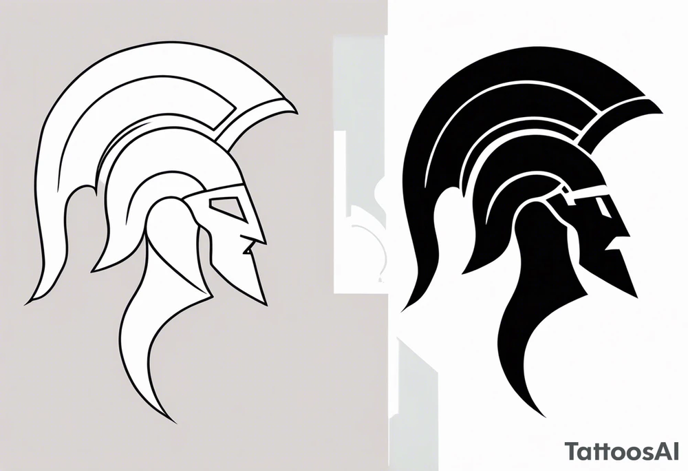 Ancient spartan symbol tattoo tattoo idea