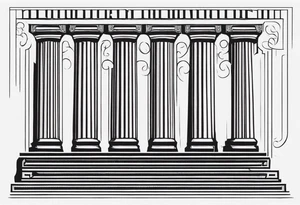 Valhalla steps
 pillars tattoo idea